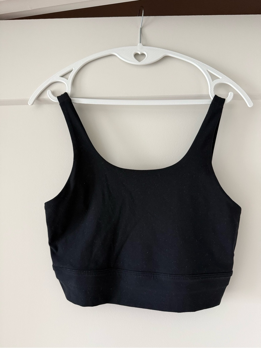 Nike Black Scoop Neck Crop Top
